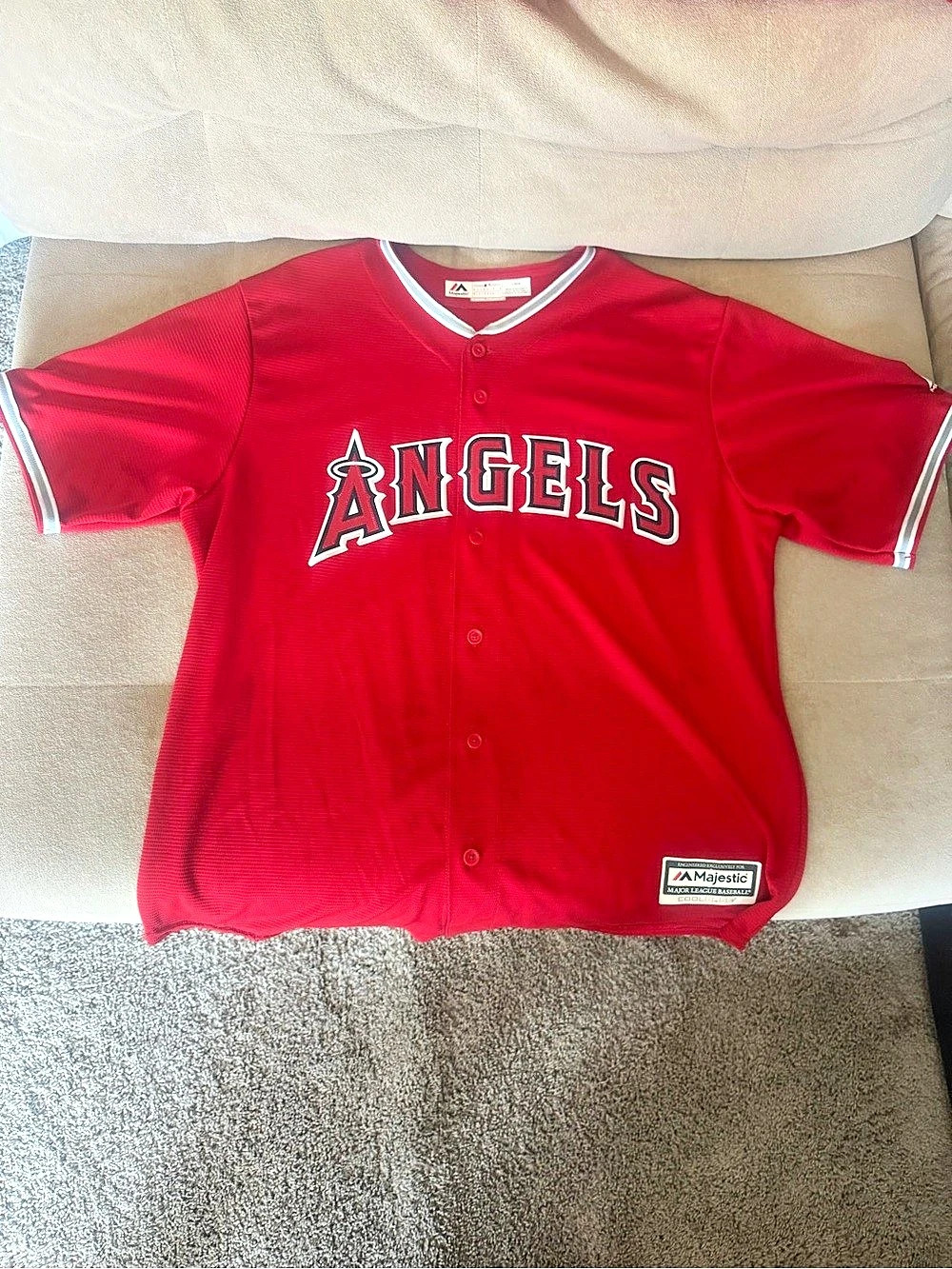 Los Angeles Angels Magestic Jersey L